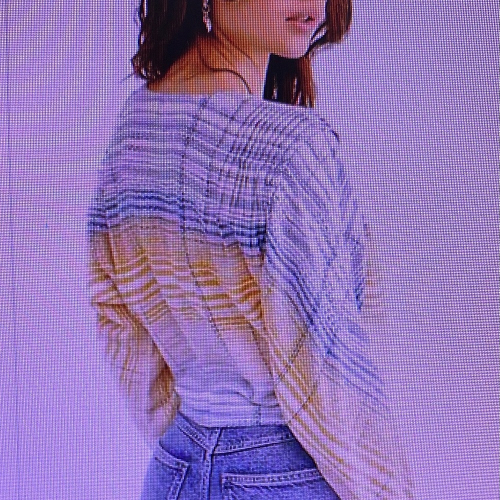 NWT Free People Misty Combo Wrap Top - Picture 3 of 9